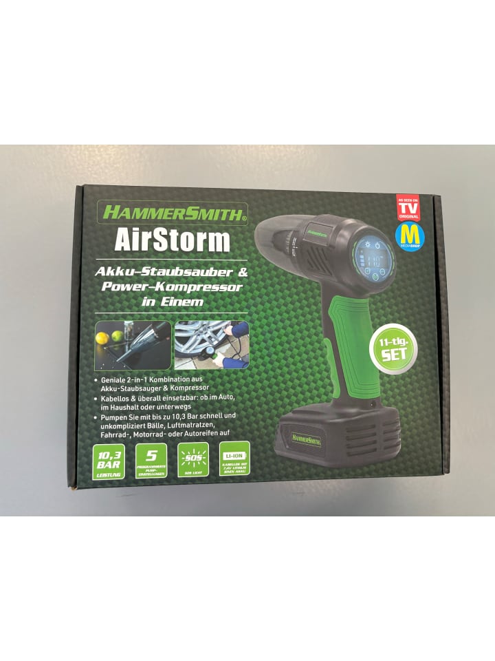 Hammersmith Auto Staubsauger & Luftkompressor Air Storm in Grün günstig kaufen onesize