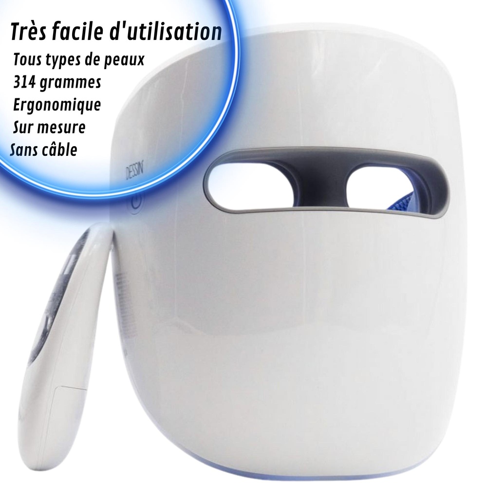 oscience Masque LED CESAM x OSCIENCE par photobiomodulation La dernière génération de maque LED pour combattre les imperfections cutanées !