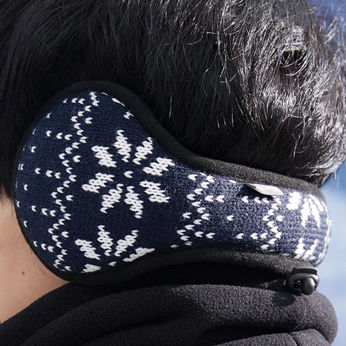 ZmdecQna Ohrenwärmer Künstliche Fleece-Ohrenschützer Winter für Männer Frauen,Winterzubehör