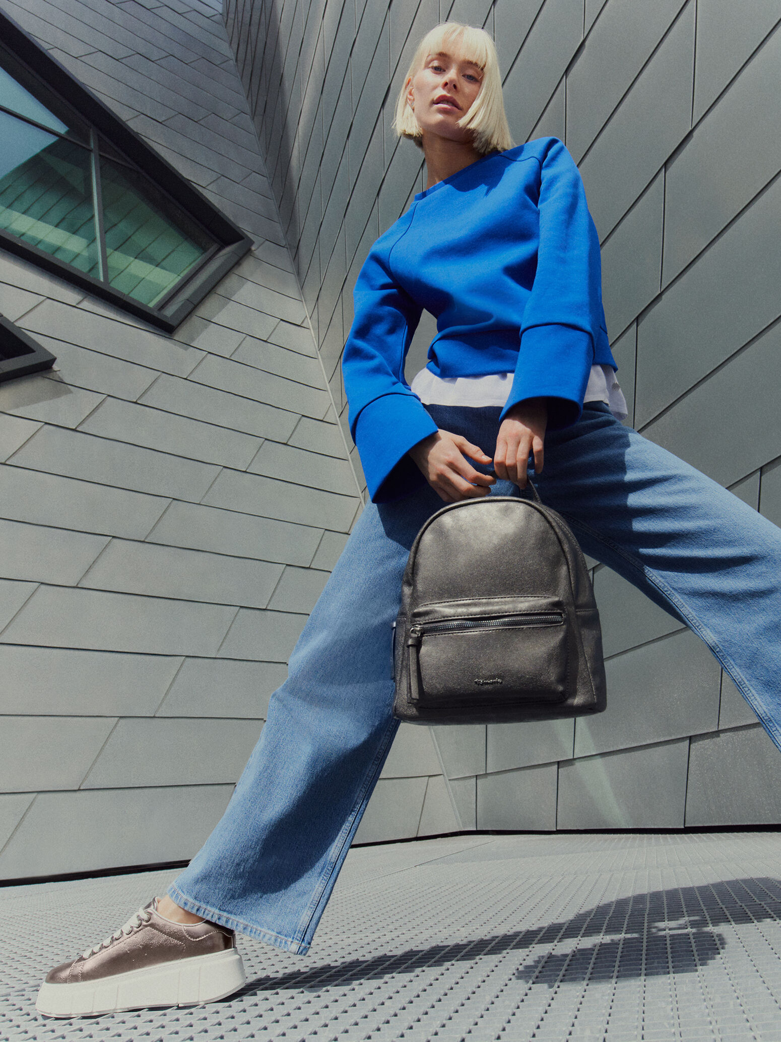 Sweat-shirt - bleu