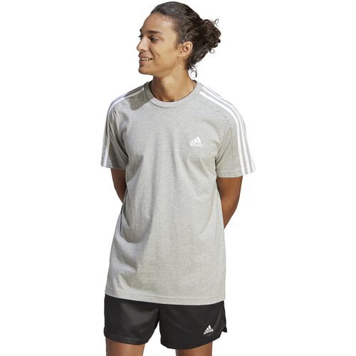 HERREN SHIRT ESSENTIALS SINGLE JERSEY 3-STREIFEN