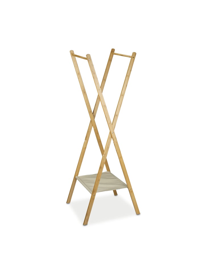 relaxdays Kleiderständer in Natur - (B)50 x (H)155,5 x (T)57,5 cm günstig kaufen onesize