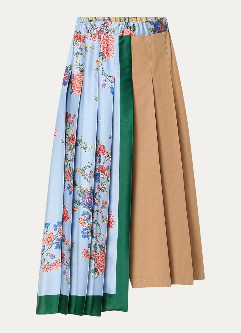 Fusta midi cu flori MaxMara Operaso