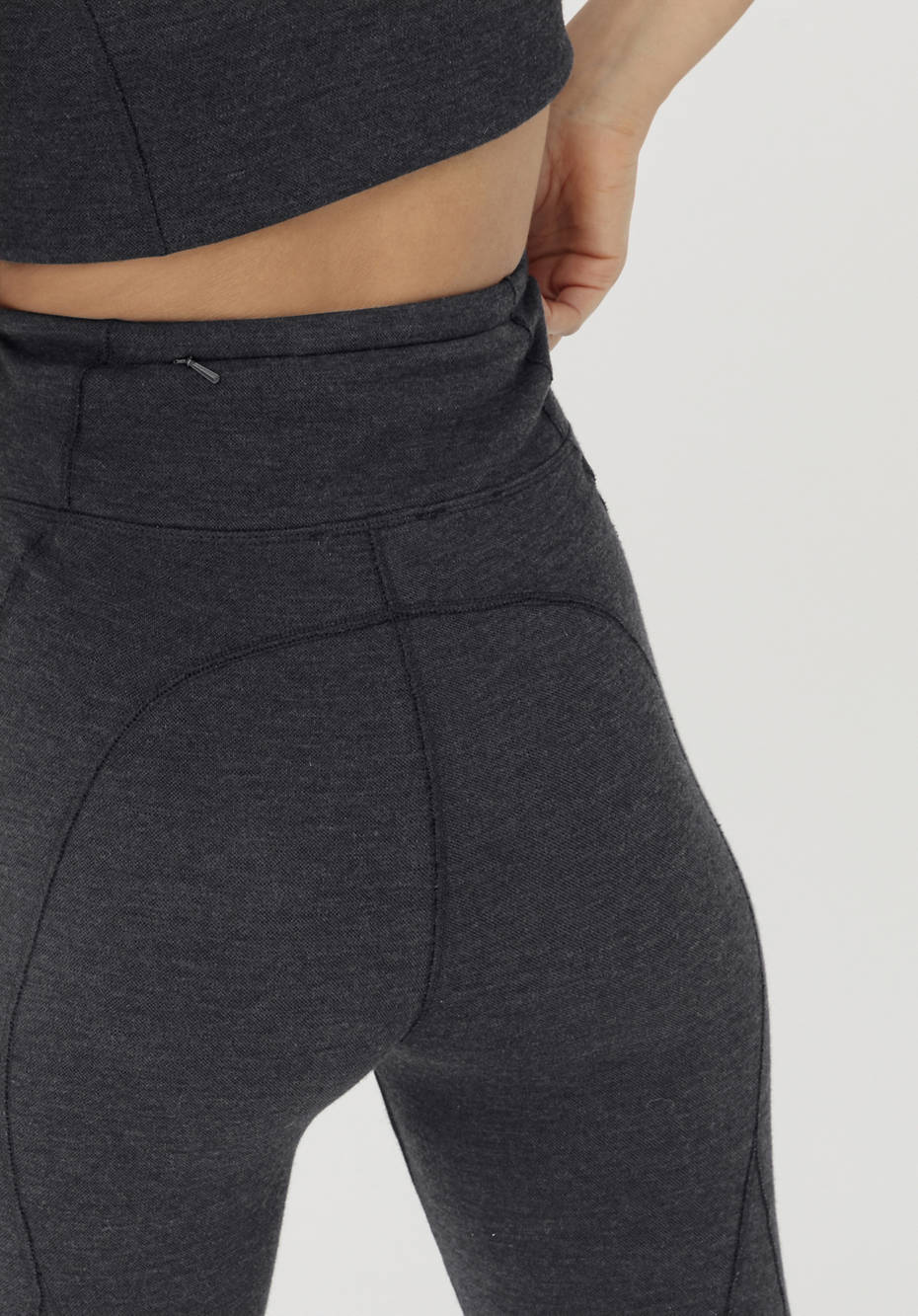 Sport Leggings aus Bio-Merinowolle mit Bio-Baumwolle