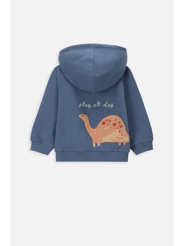 Coccodrillo Sweatshirt mit Reißverschluss in dunkelblau günstig kaufen