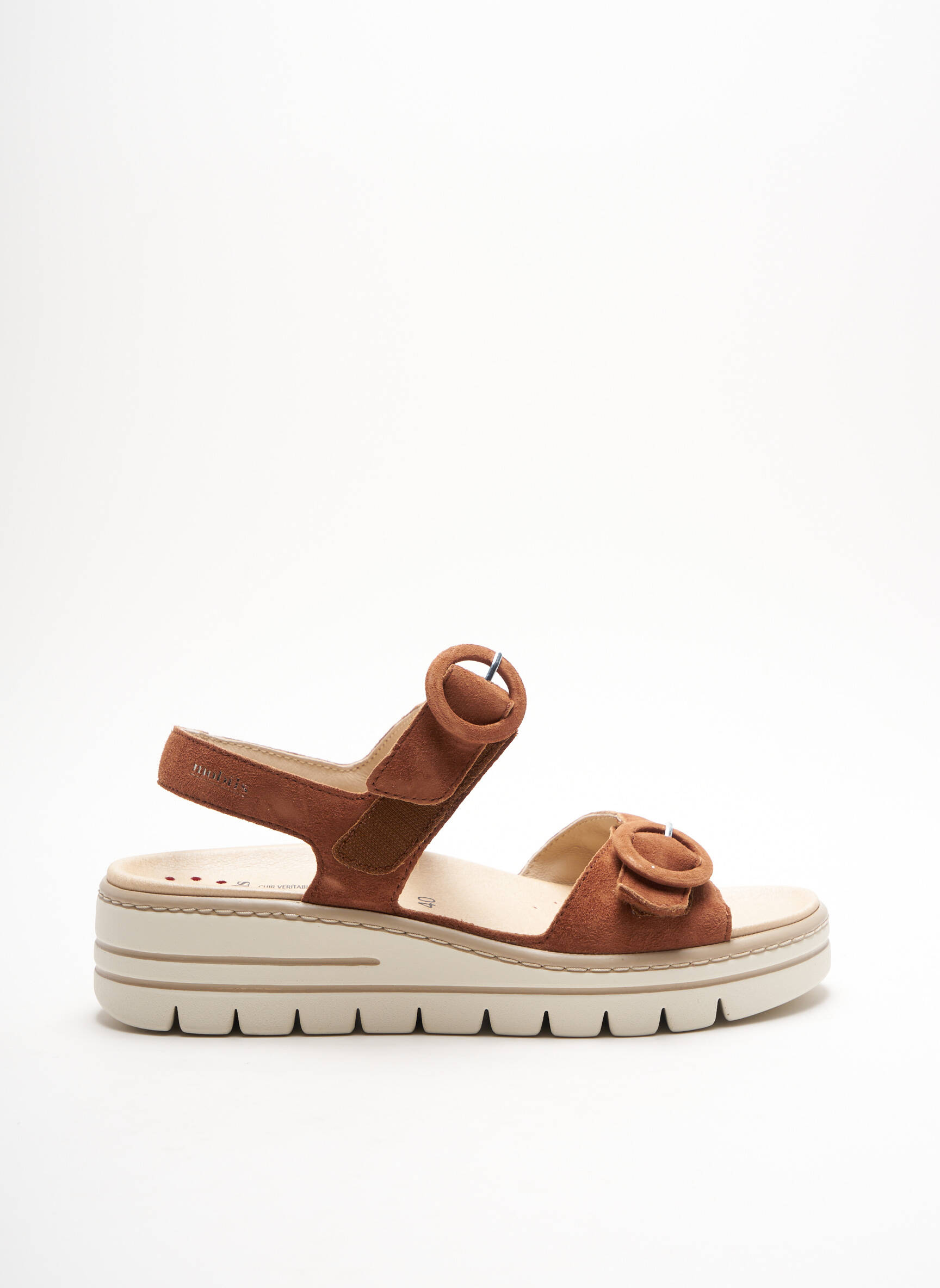 Mobils Sandales Nu Pieds Femme couleur marron