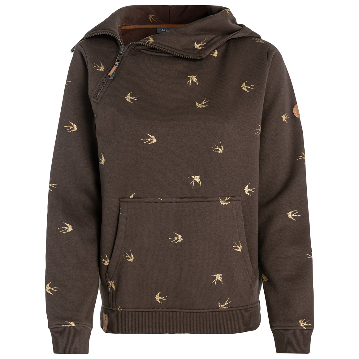 Damen Hoodie mit Schwalben-Allover