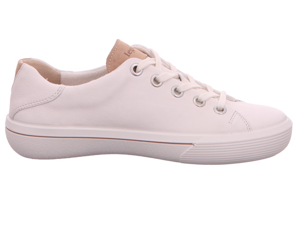 SUPERFIT Freizeit Schnürer weiss Halbschuh Leder  FRESH