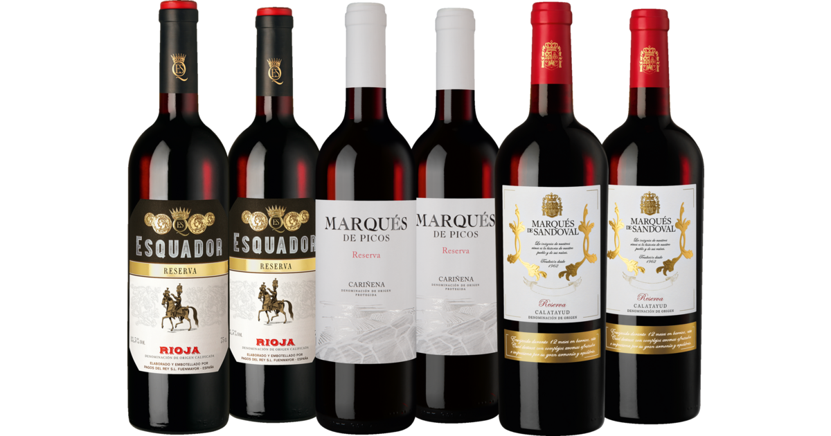 Probierpaket goldprämierte Reservas