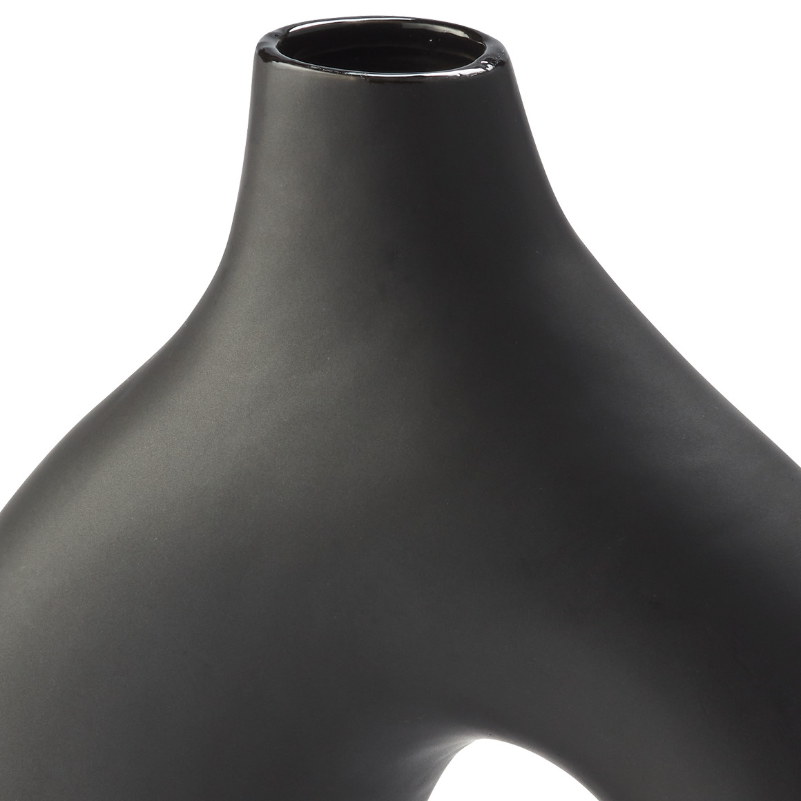 Design-Vase in abstrakter Form