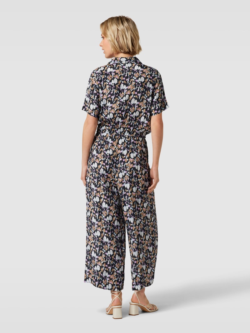 Jumpsuit mit Allover-Print Modell 'Gilla' in schwarz