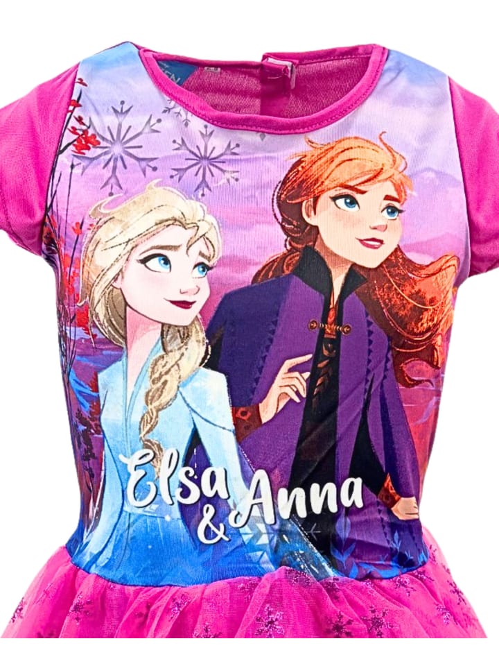 Disney Frozen Sommerkleid mit Tüll Disney Frozen in Dunkellila günstig kaufen 92/98