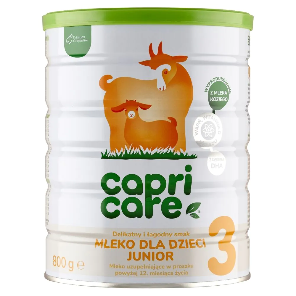 CapriCare 3 Junior γάλα παρακολούθησης με βάση το κατσικίσιο γάλα