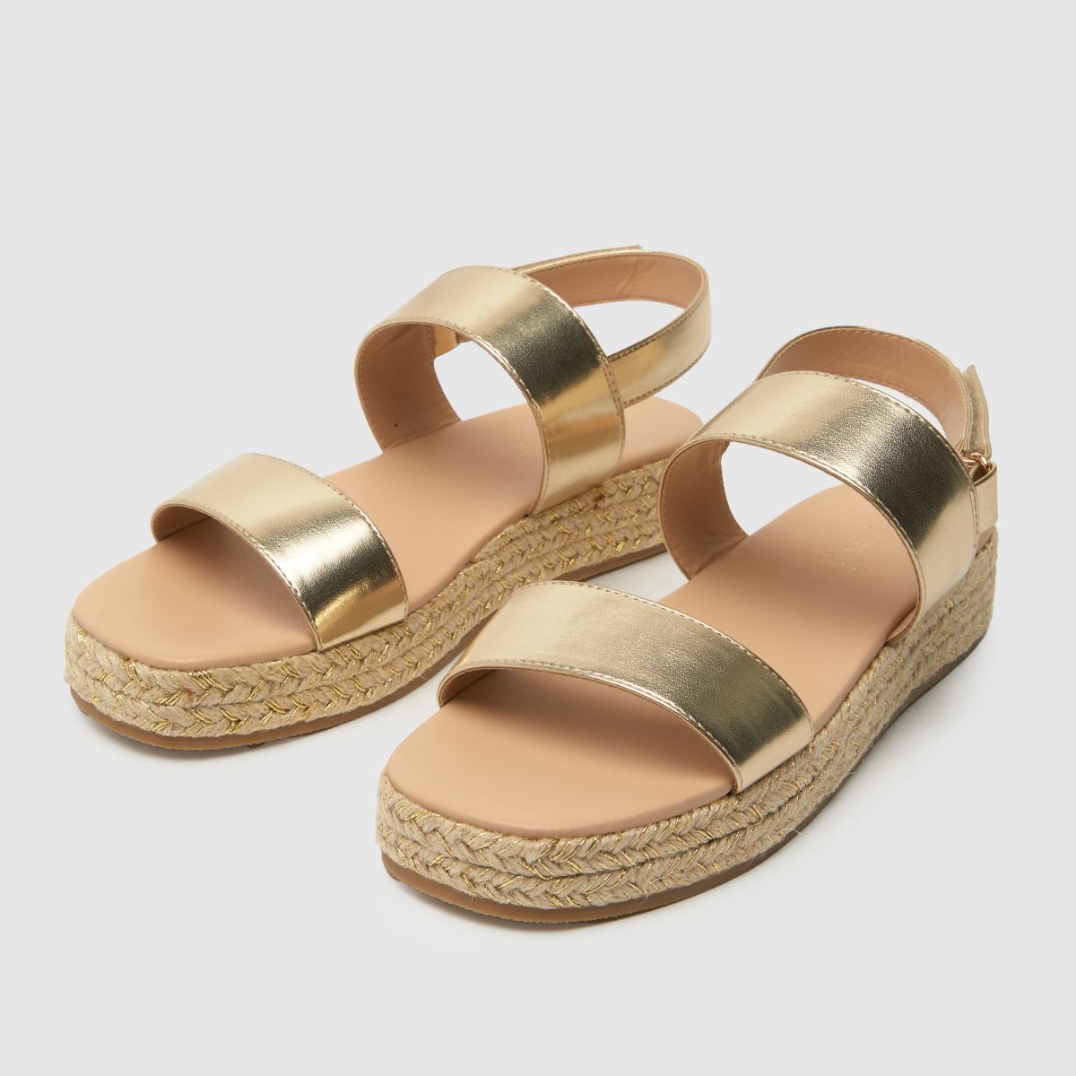Schuh Gold Token espadriller flickor/ungdomssandaler