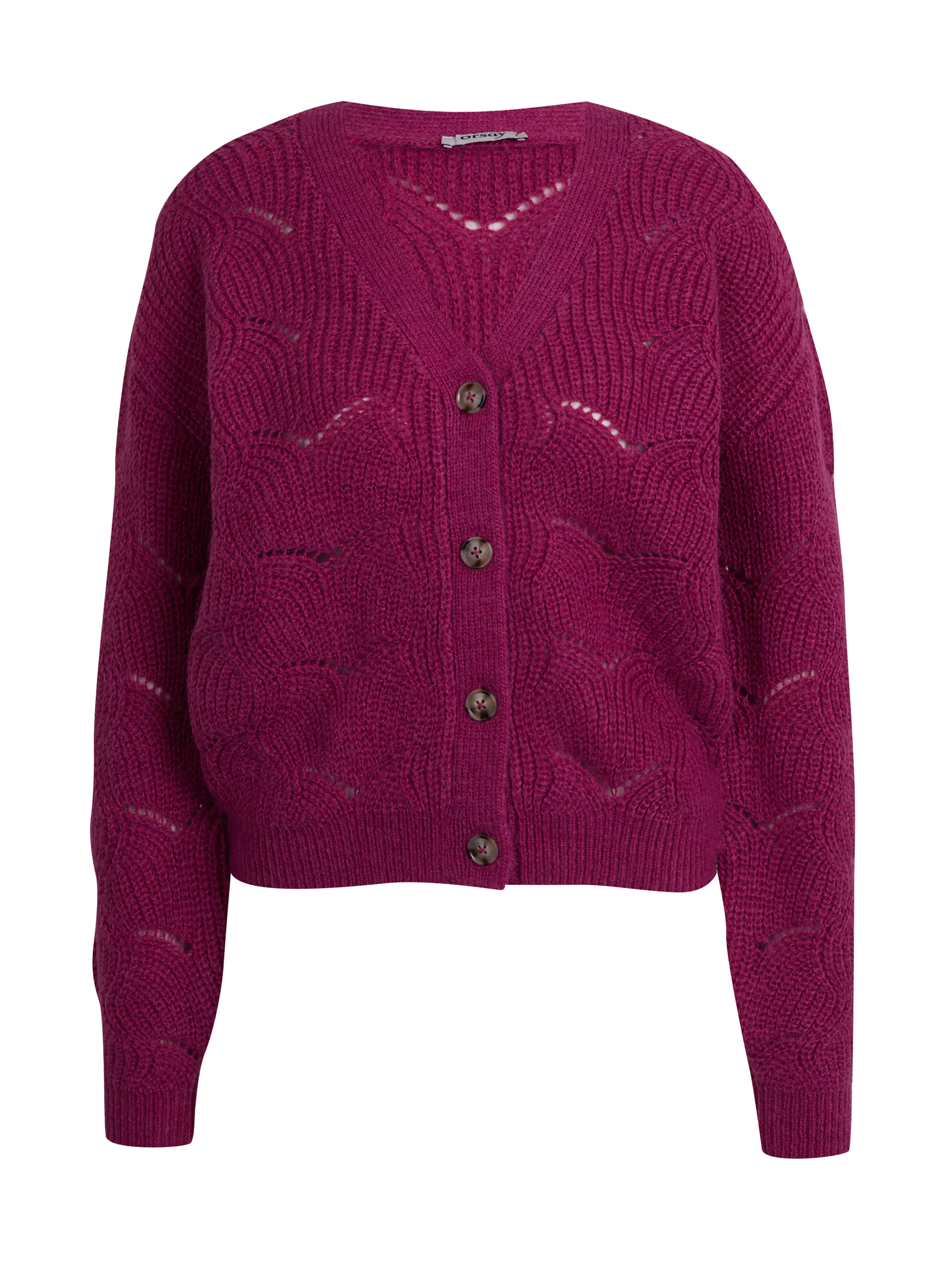 Dunkelrosa Damen Strickjacke ORSAY
