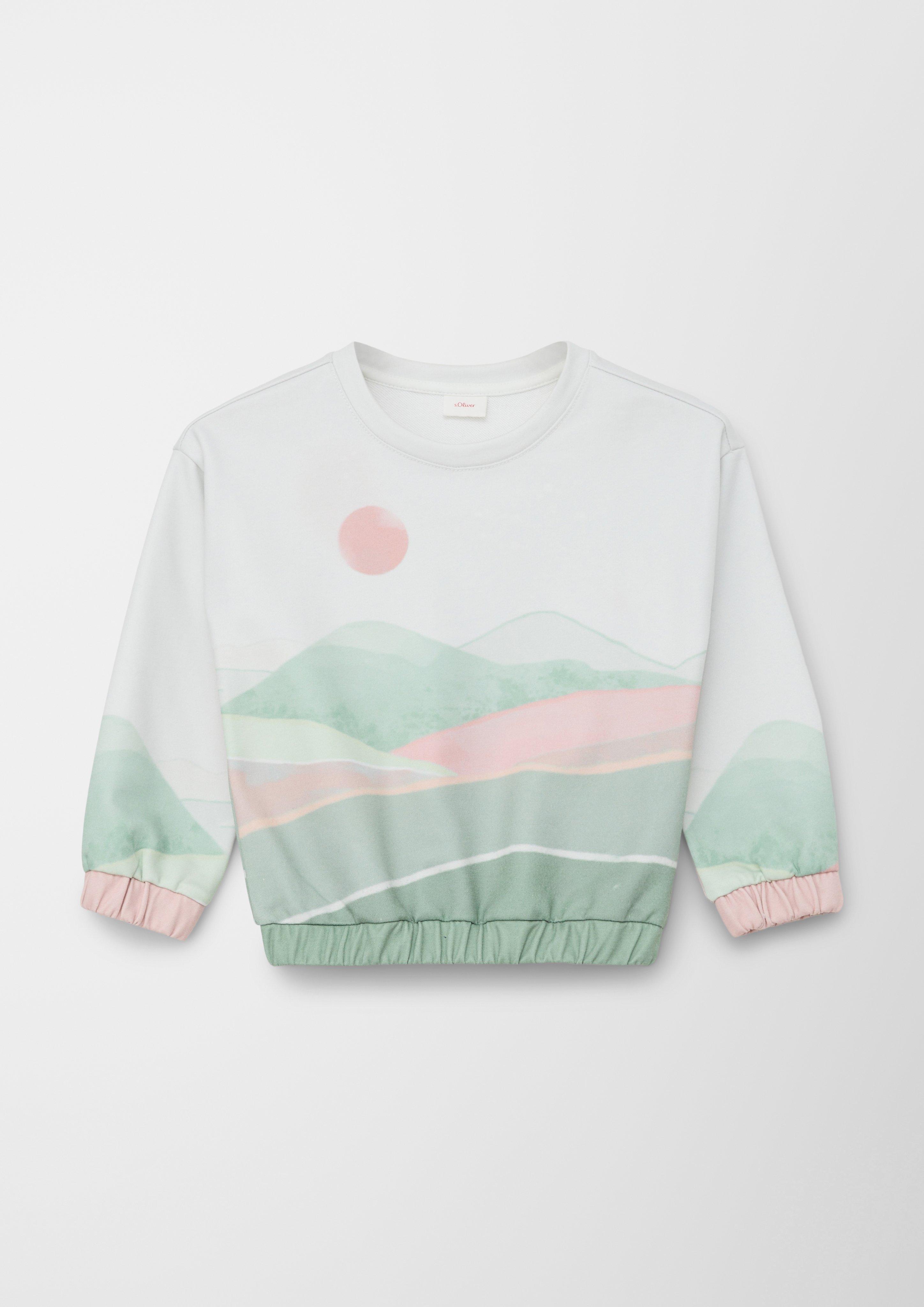 Sweatshirt mit Allover-Print  2119744-73B1