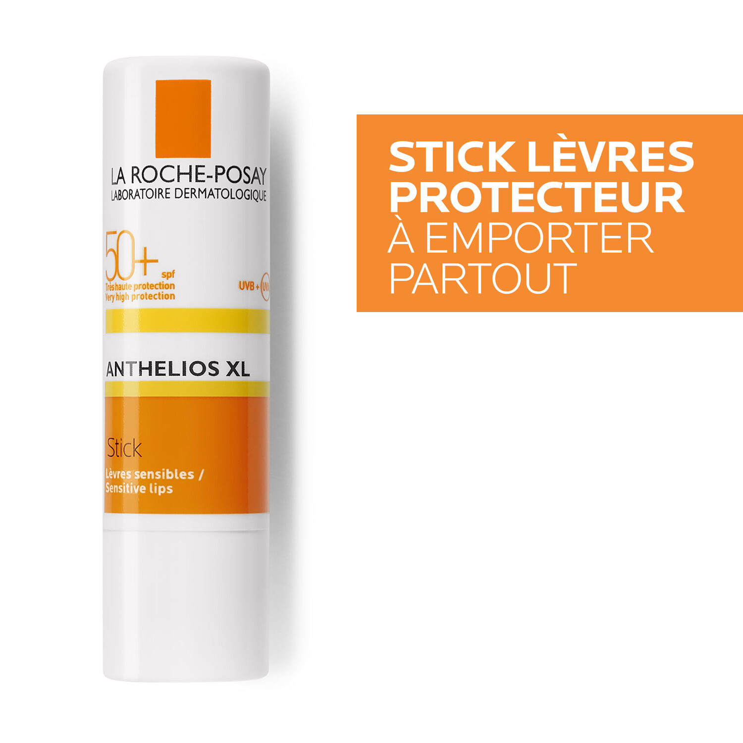 la roche-posay Anthelios SPF50+ Stick Lèvres Sensibles 4.7 ml