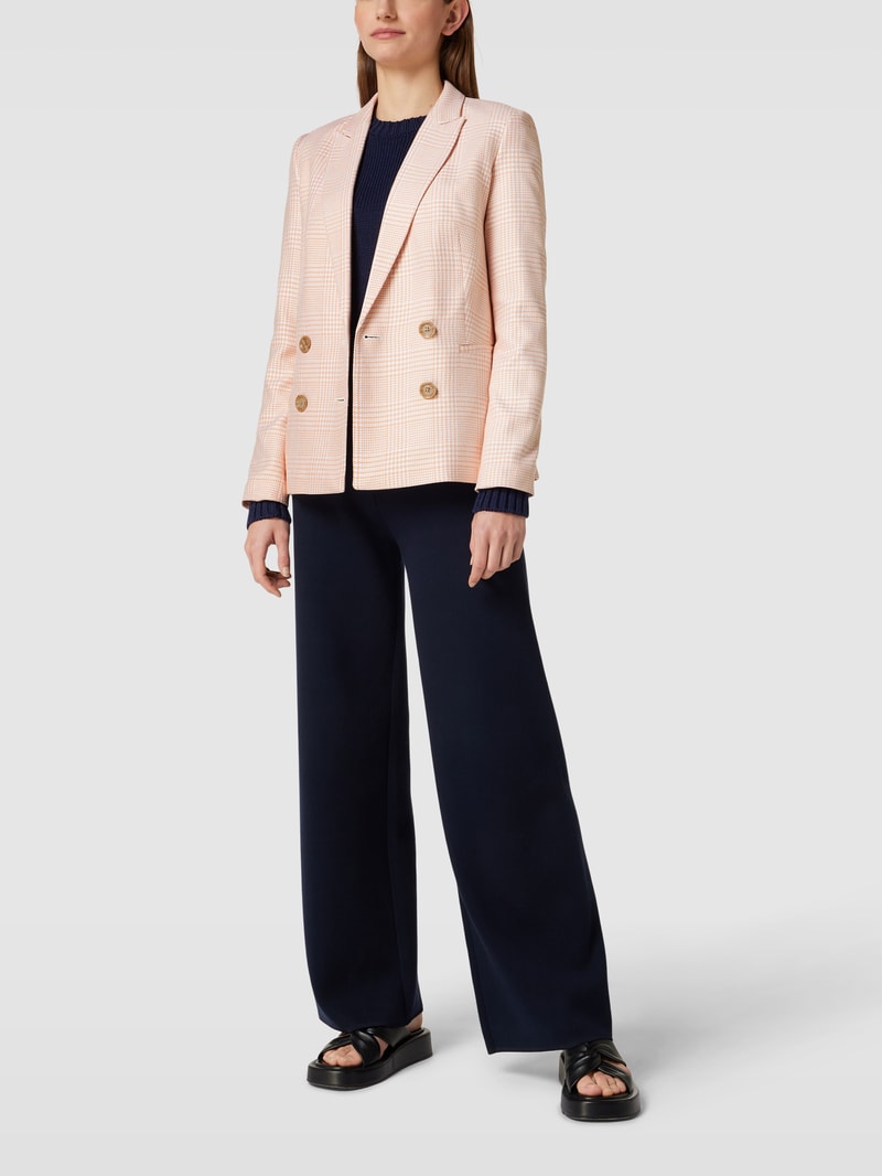 Blazer mit Allover-Muster in orange