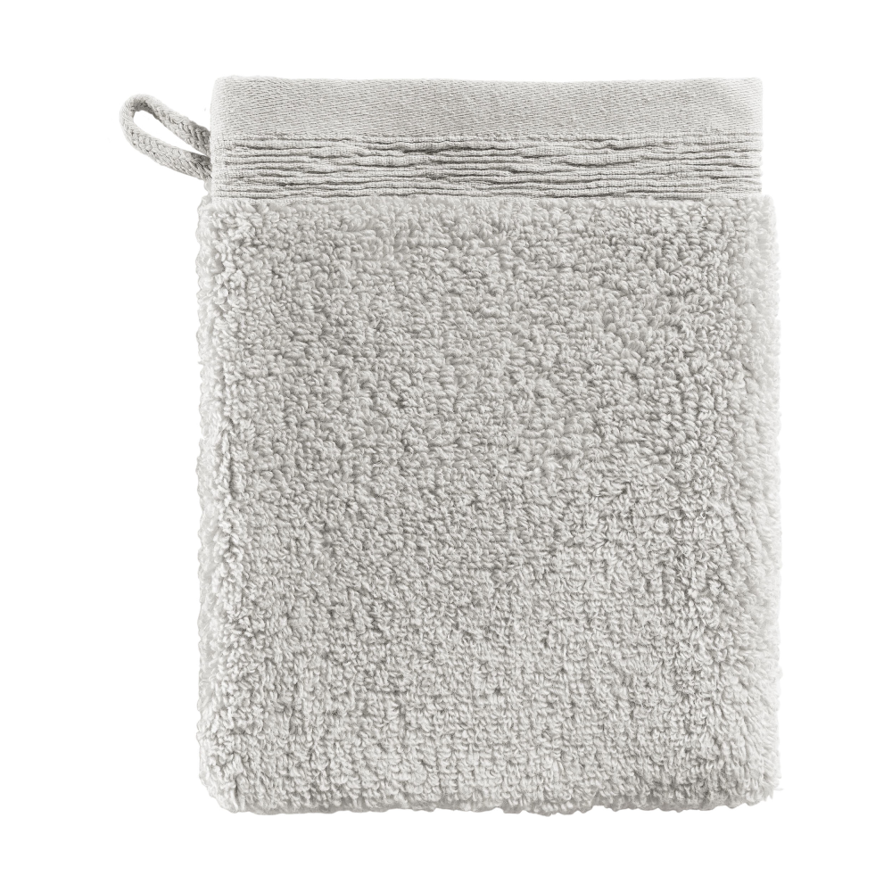 Waschhandschuh Organic grau