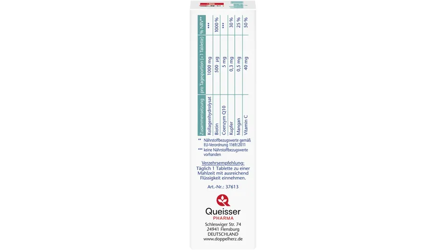 Doppelherz Kollagen 1000 + Biotin + Q10