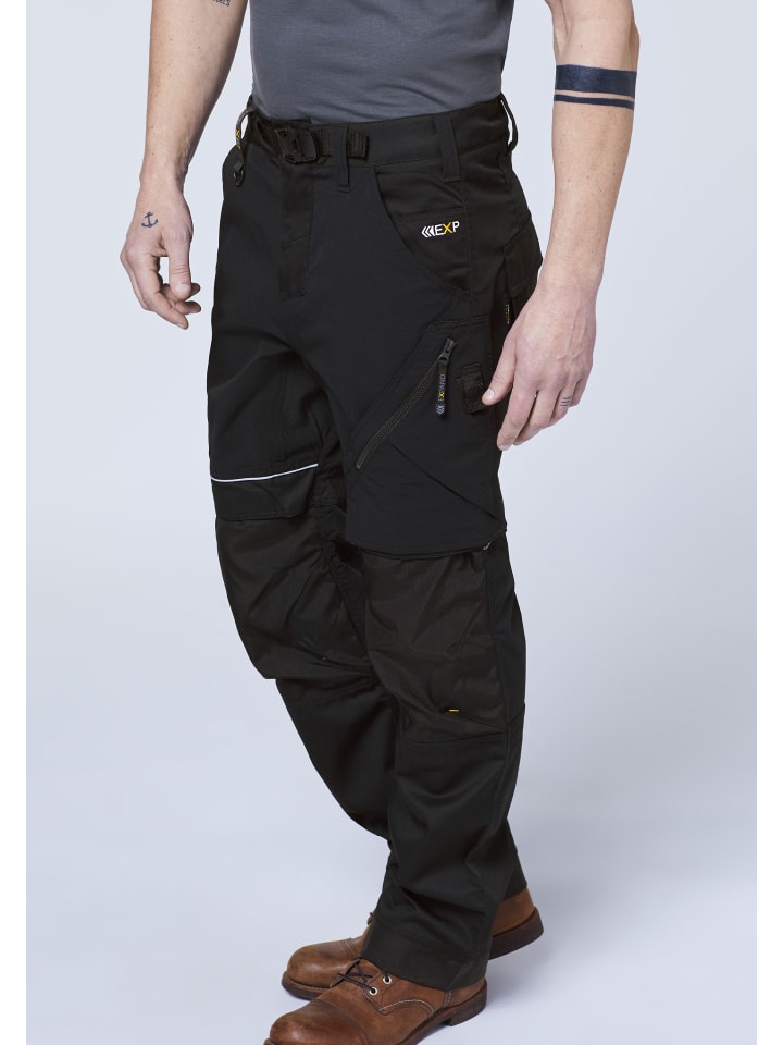 Expand Arbeitshose in Schwarz günstig kaufen