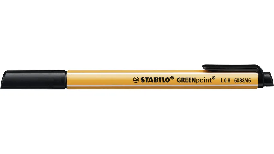 STABILO® Umweltfreundlicher Filzschreiber GREENpoint schwarz