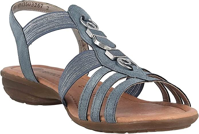 REMONTE Klassische Sandalen blau
