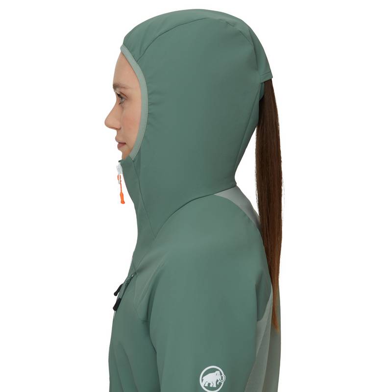 Mammut Aenergy Hybrid Hooded Softshelljacke Damen