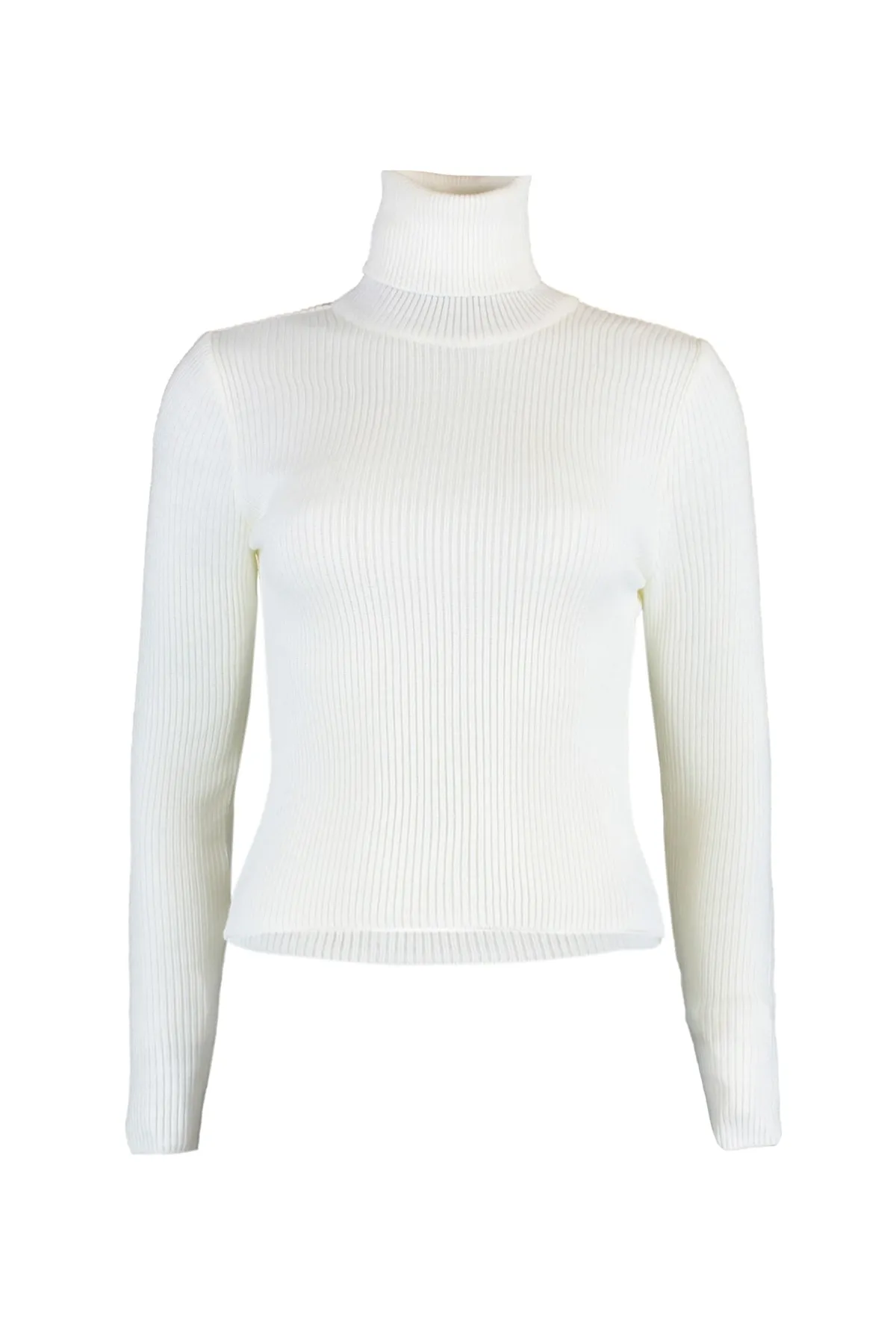 Trendyol Collection  Ecrufarbener Basic-Rollkragenpullover TWOAW21KZ1279