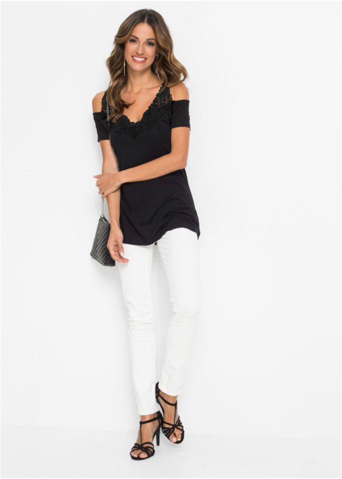 Shirt mit Spitze