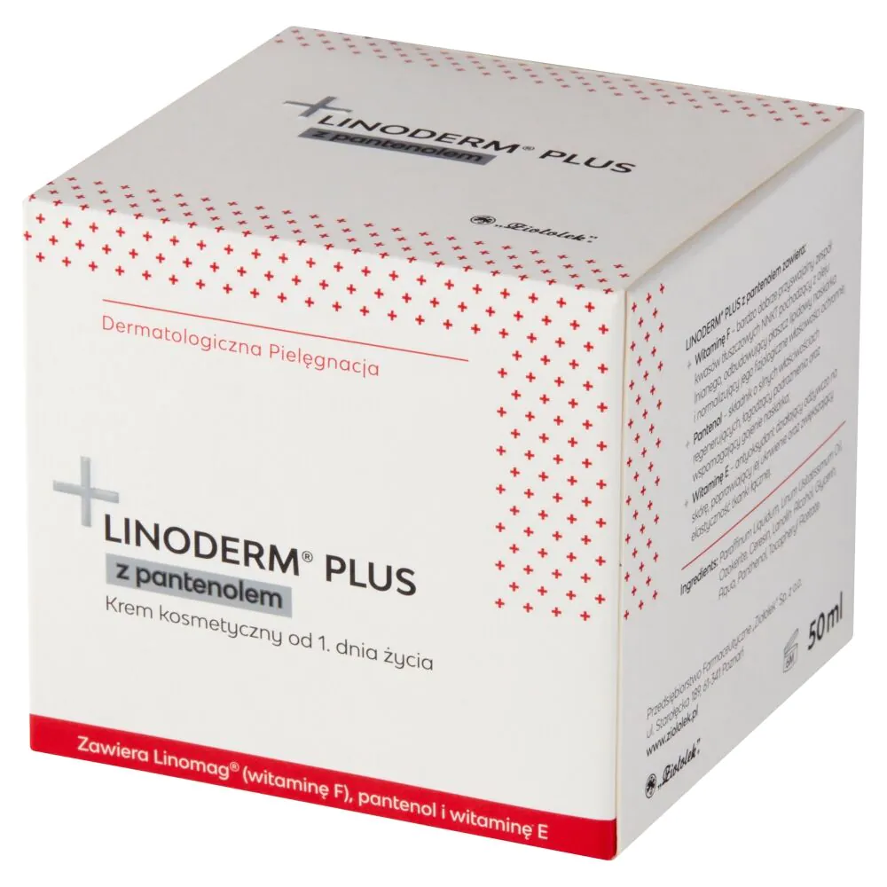 Linoderm Plus med panthenol, kosmetisk creme fra den første levedag