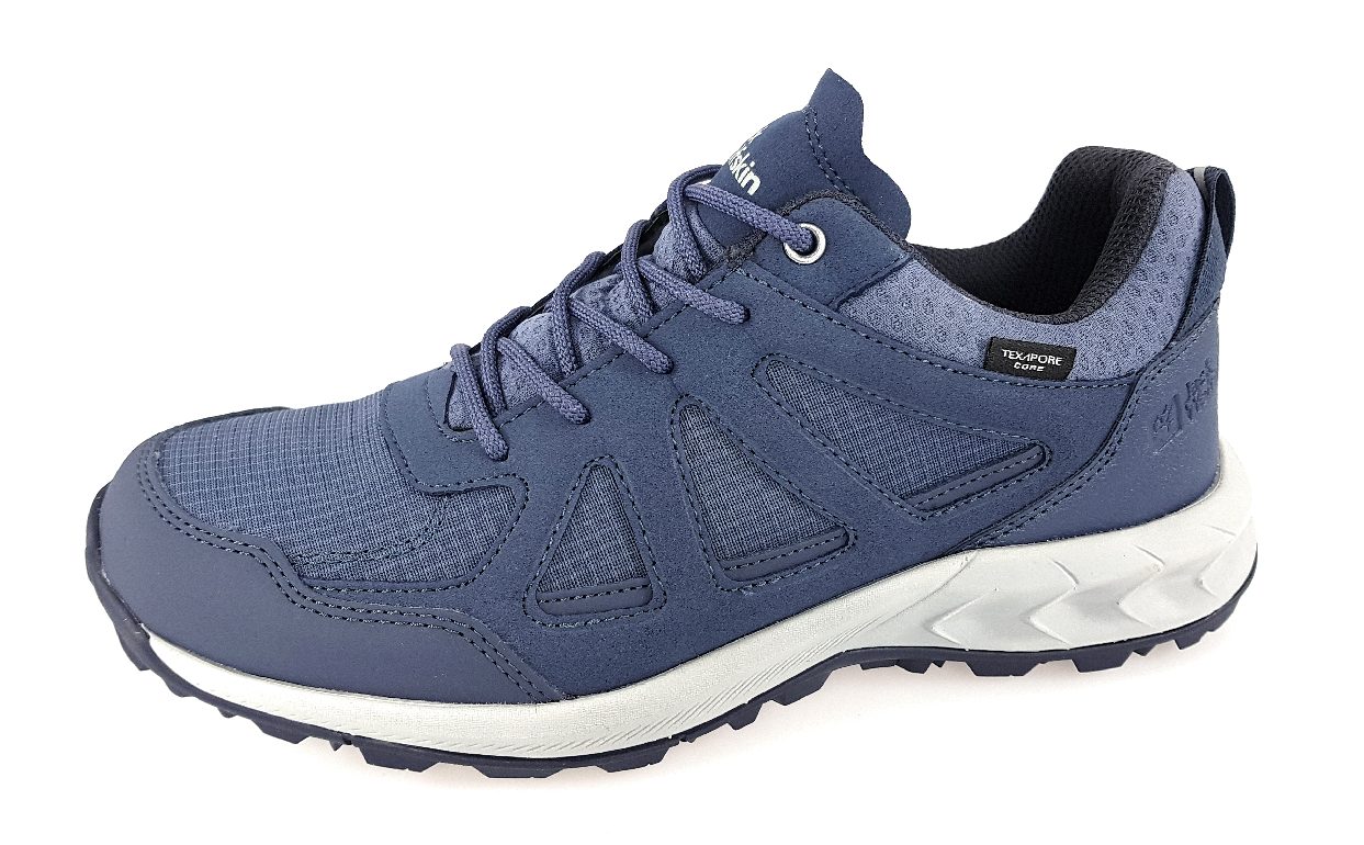 Jack Wolfskin Woodland 2 Tex. low W 4051341_1388_040 Blau 1388 Graphite