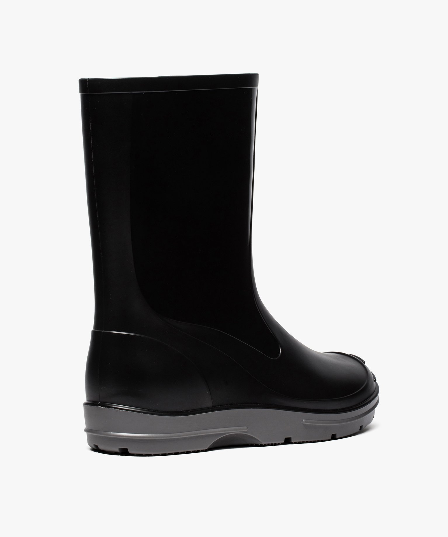 Bottes de pluie Garçon à semelle crantée contrastée noir | GEMO