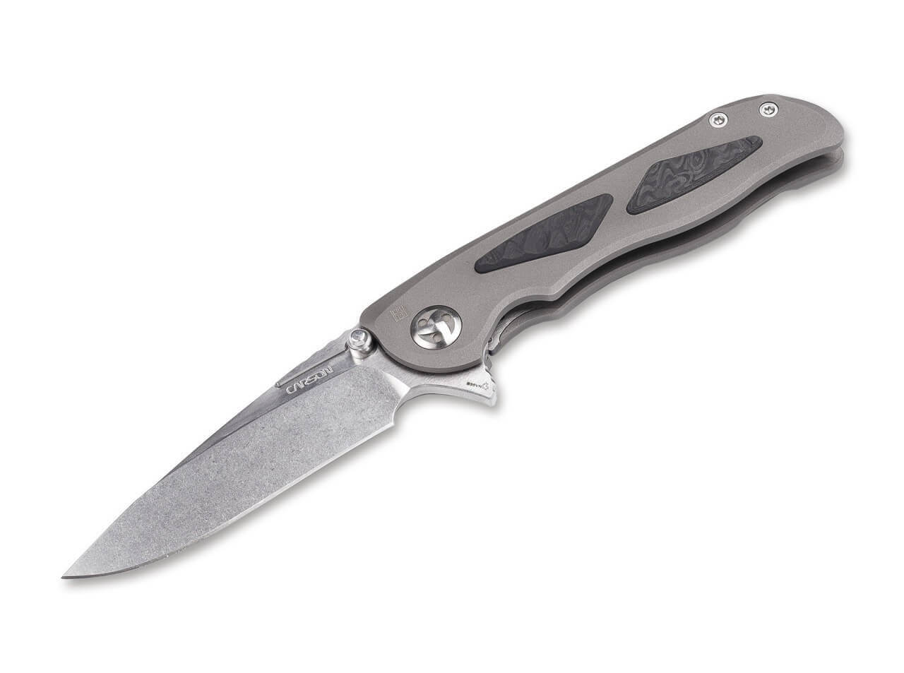 Harrier S35VN Titan CF Grey