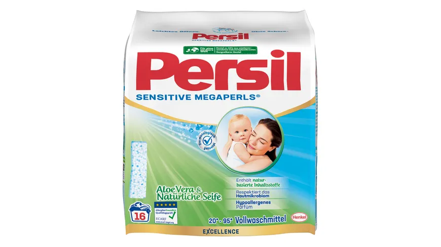 Persil Sensitive Megaperls 16WL Vollwaschmittel 1.04 kg