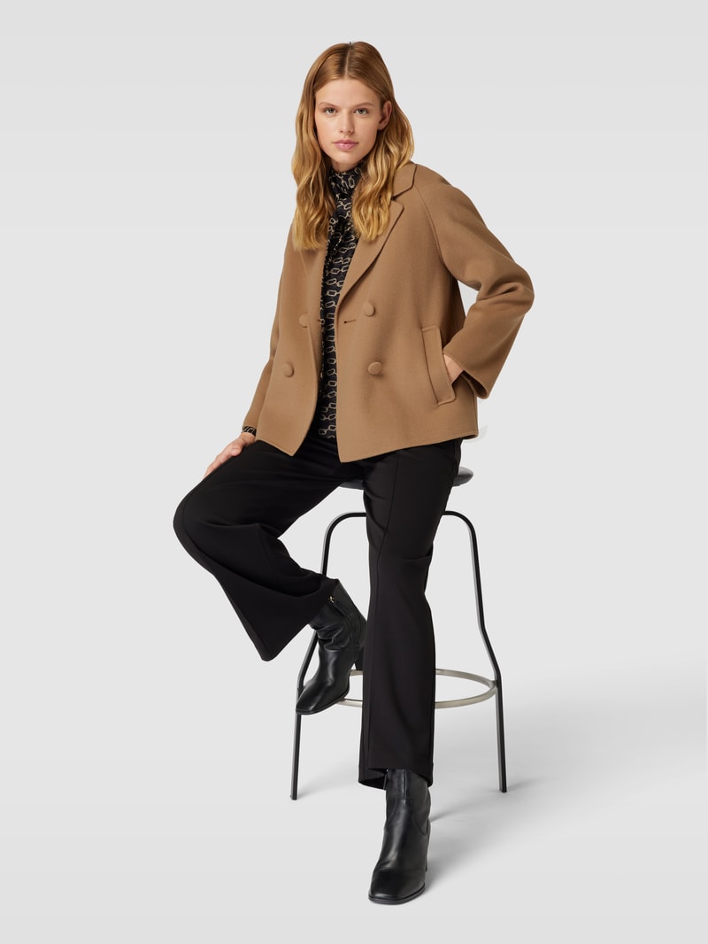 Jacke mit Reverskragen Modell 'MINOSSE' in camel