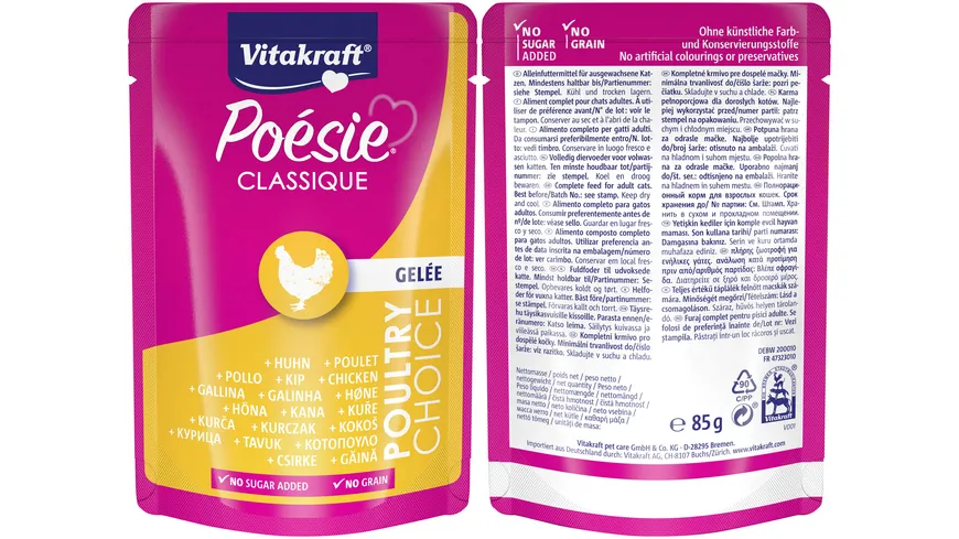 Vitakraft Poésie® Classique Gelee 1020 g