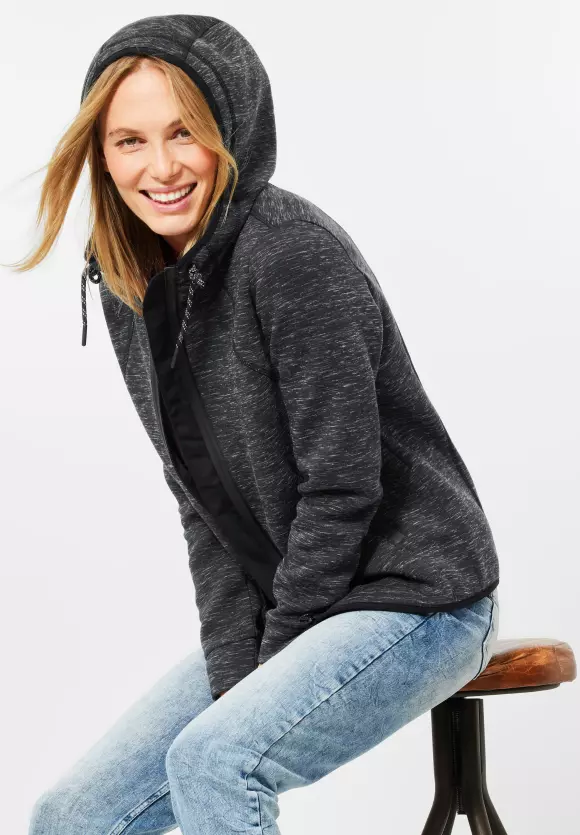 CECIL Sweatjacke im Athletic Look