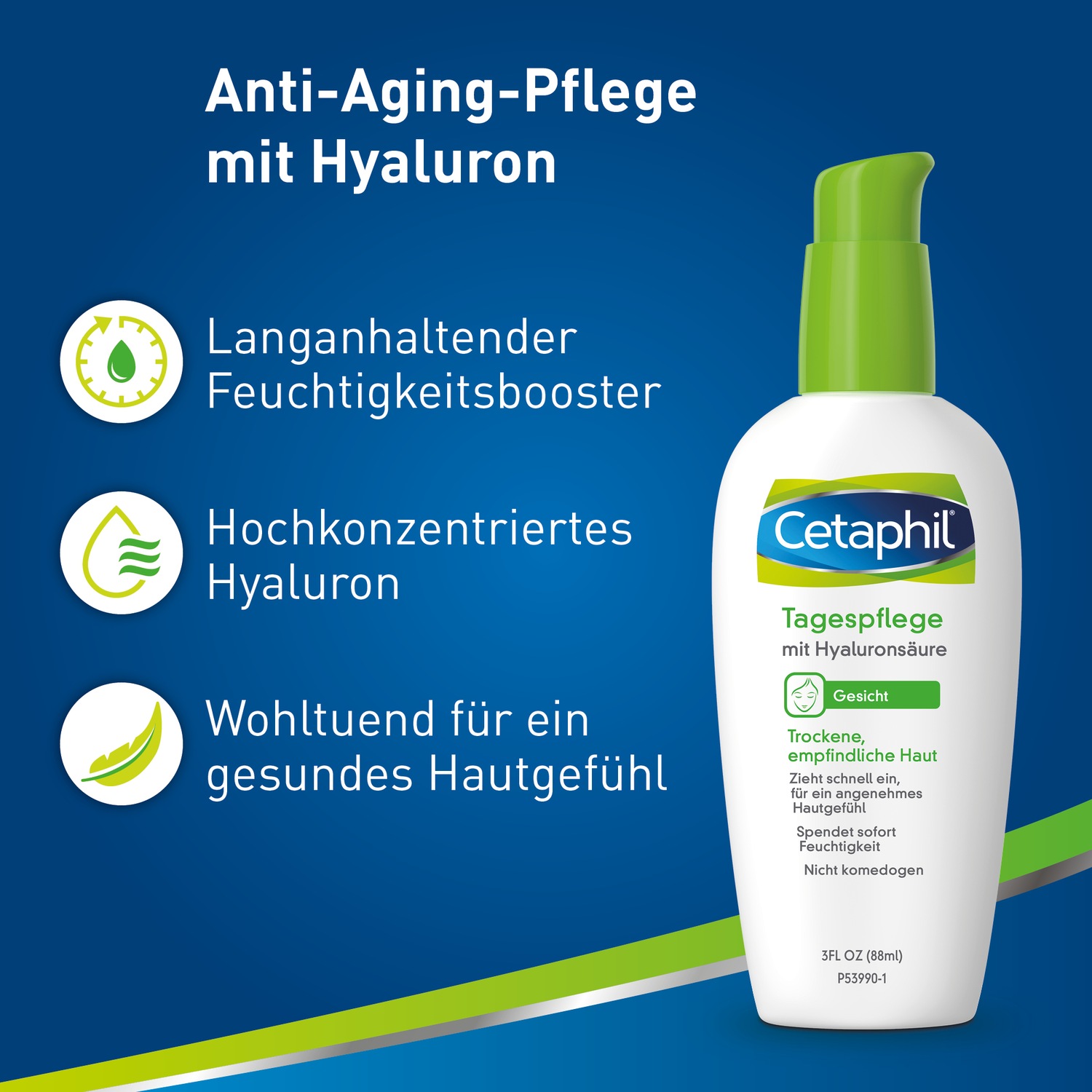 Tagespflege mit Hyaluronsäure