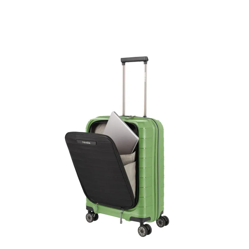 Travelite MOOBY Bordtrolley S mit Vortasche (55 cm) - Grün