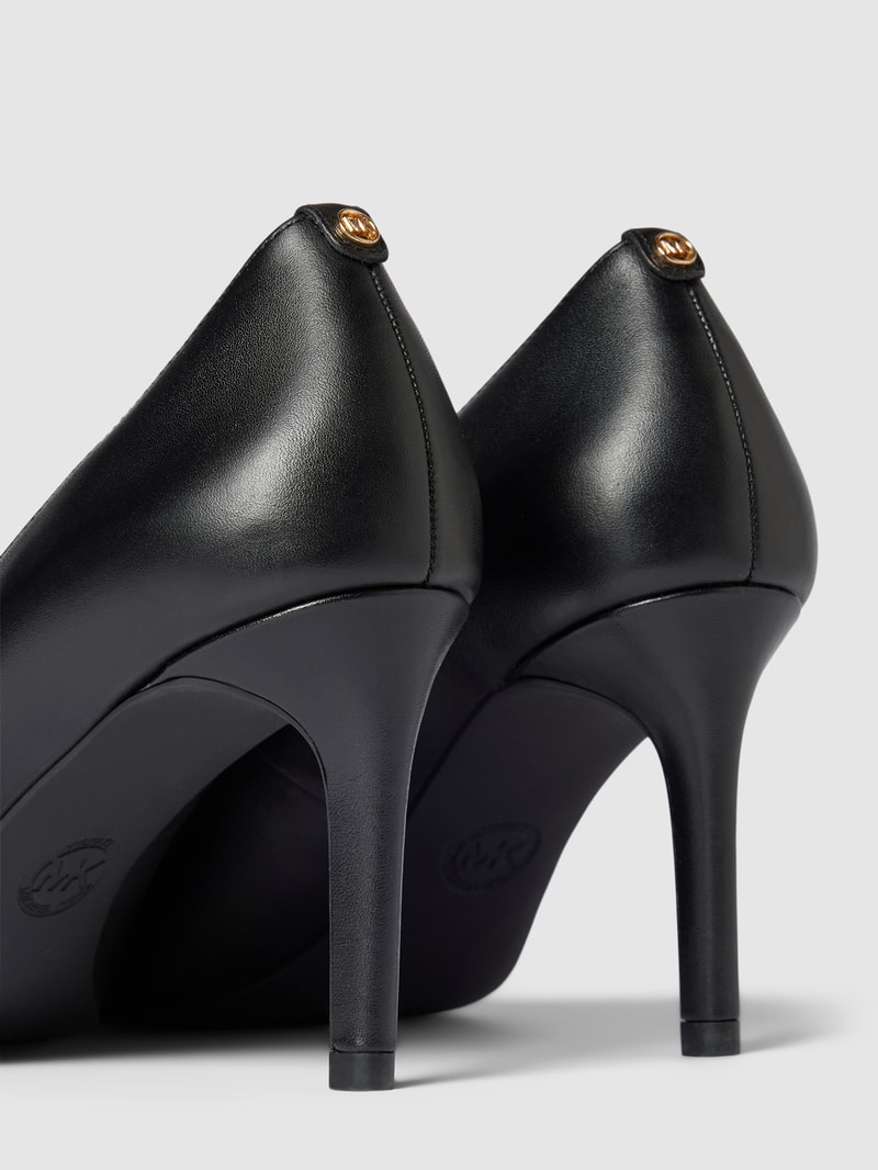 Pumps aus Leder Modell 'ALINA' in black