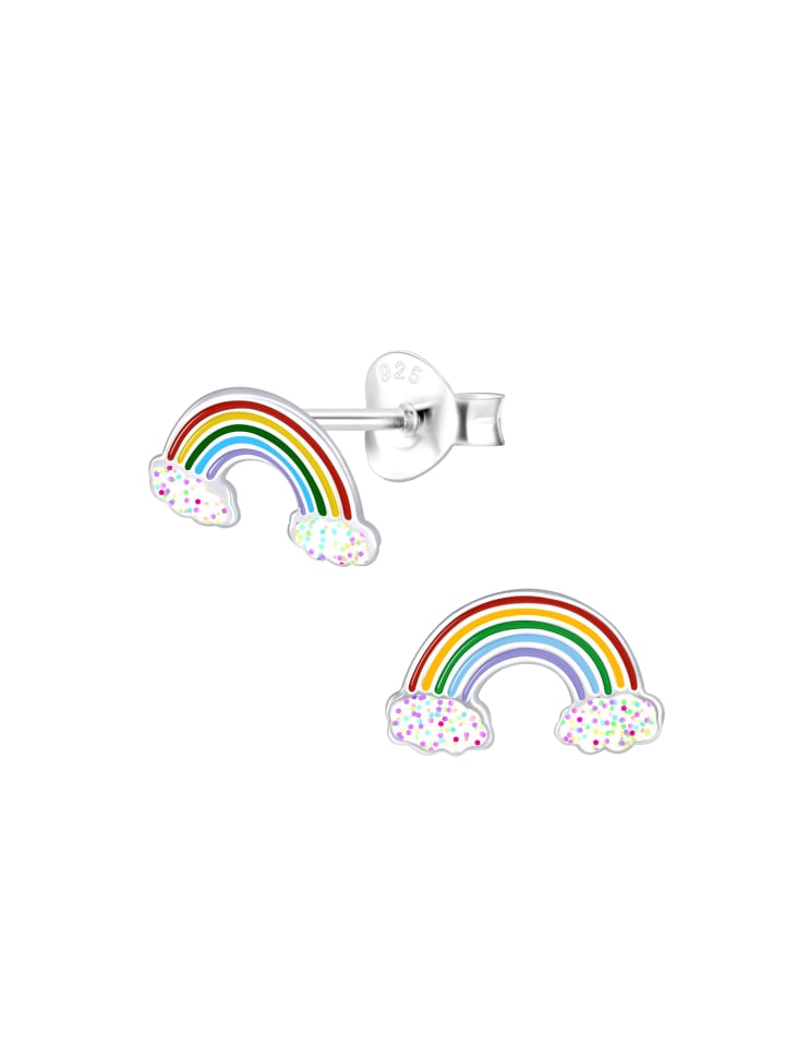 Alexander York Ohrringe, Ohrstecker-Set Flamingo, Regenbogen, Alpaka, 3-tlg. günstig kaufen onesize