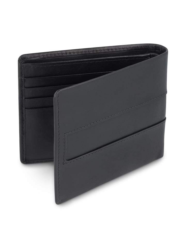 Police Geldbörse Leder 11 cm in black günstig kaufen onesize