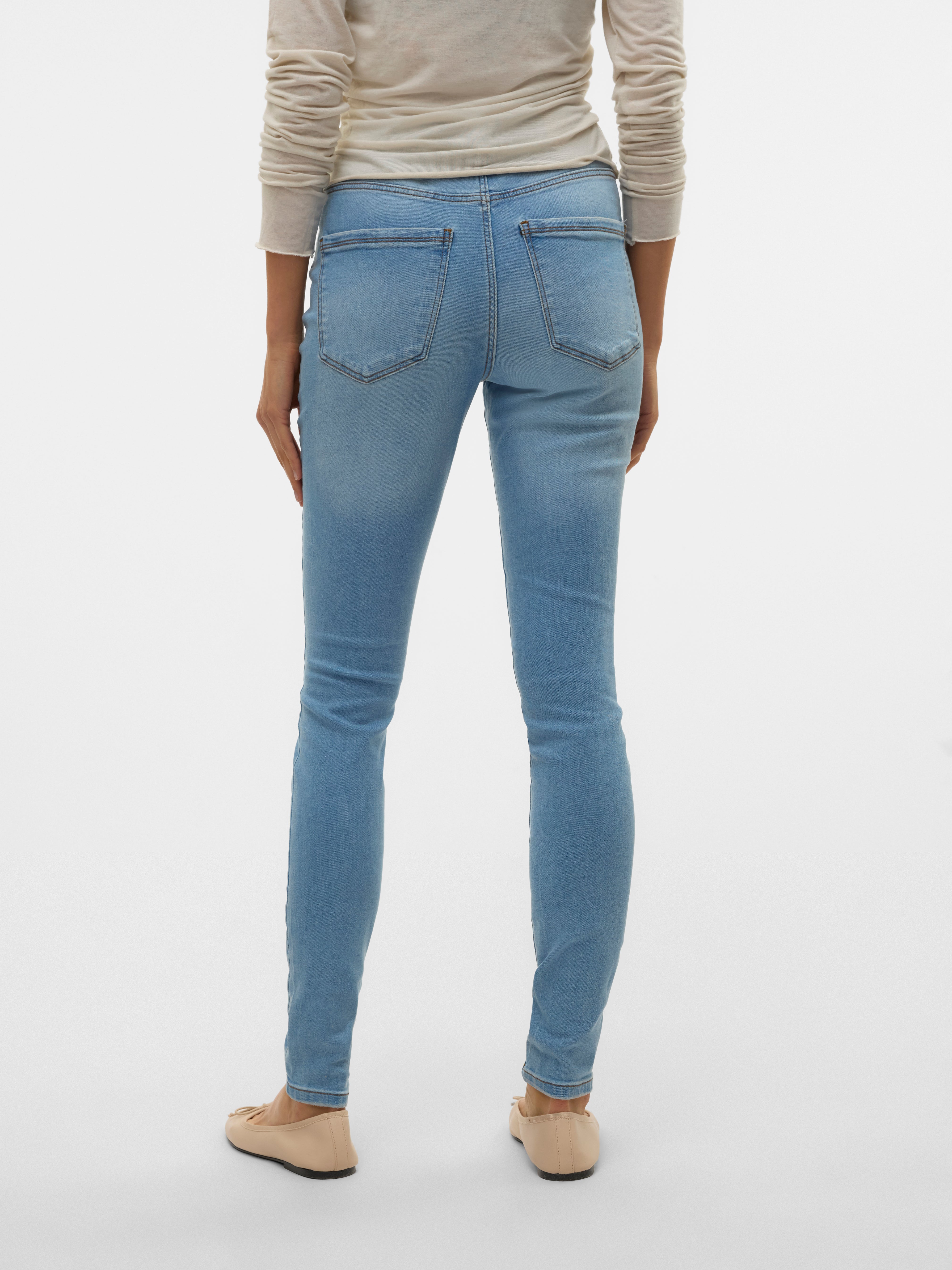 VMSOPHIA Hohe Taille Skinny Fit Jeans