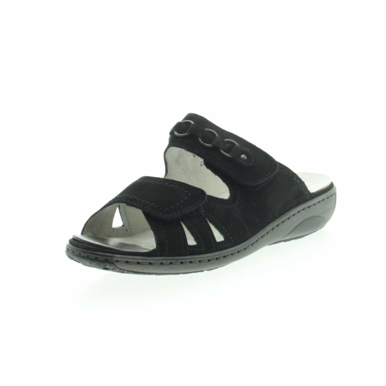WALDLÄUFER Klassische Sandalen schwarz DENVER
