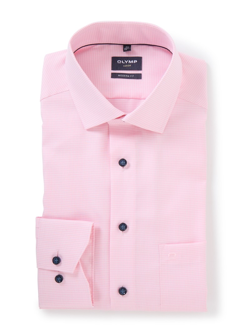 Olymp Luxor modern fit shirt with chest pocket