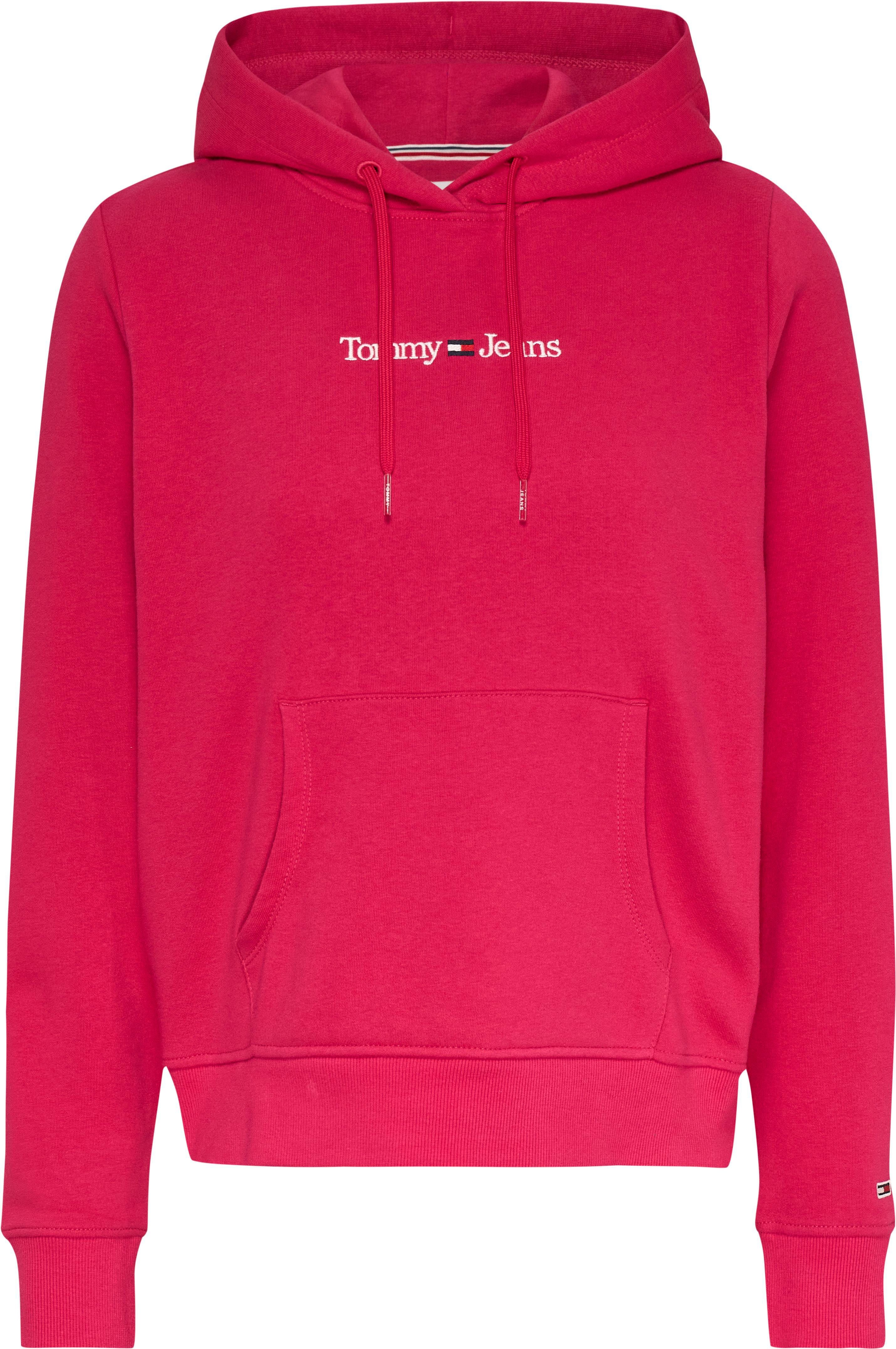 Tommy Jeans Kapuzensweatshirt TJW REG SERIF LINEAR HOODIE mit Tommy Jeans Logoschriftzug