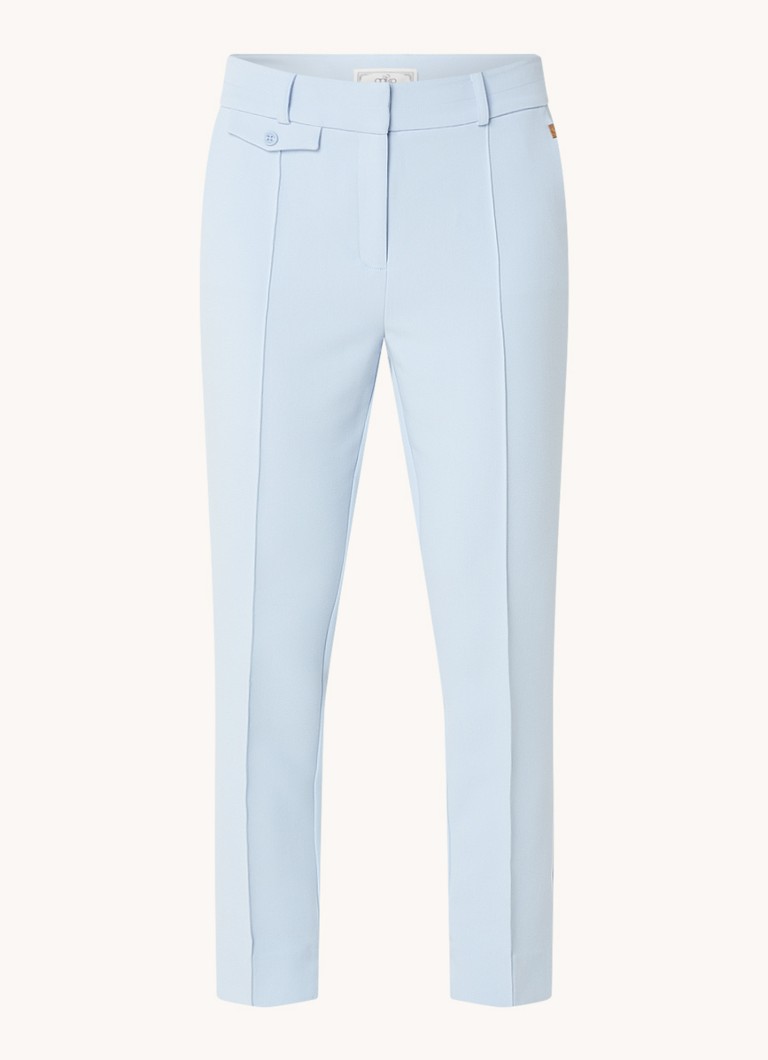 Pantaloni Aaiko Parene cu talie înaltă, slim fit, cu buzunare laterale