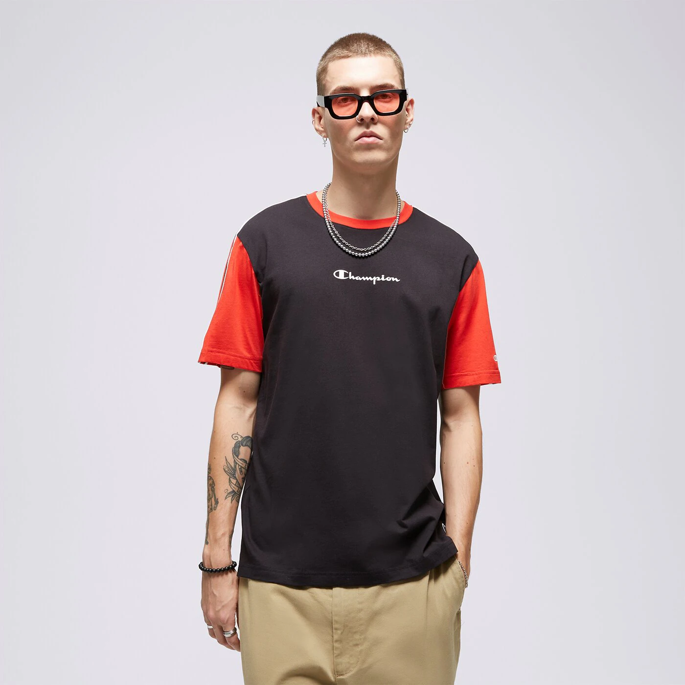 CHAMPION T-SHIRT CREWNECK T-SHIRT Schwarz