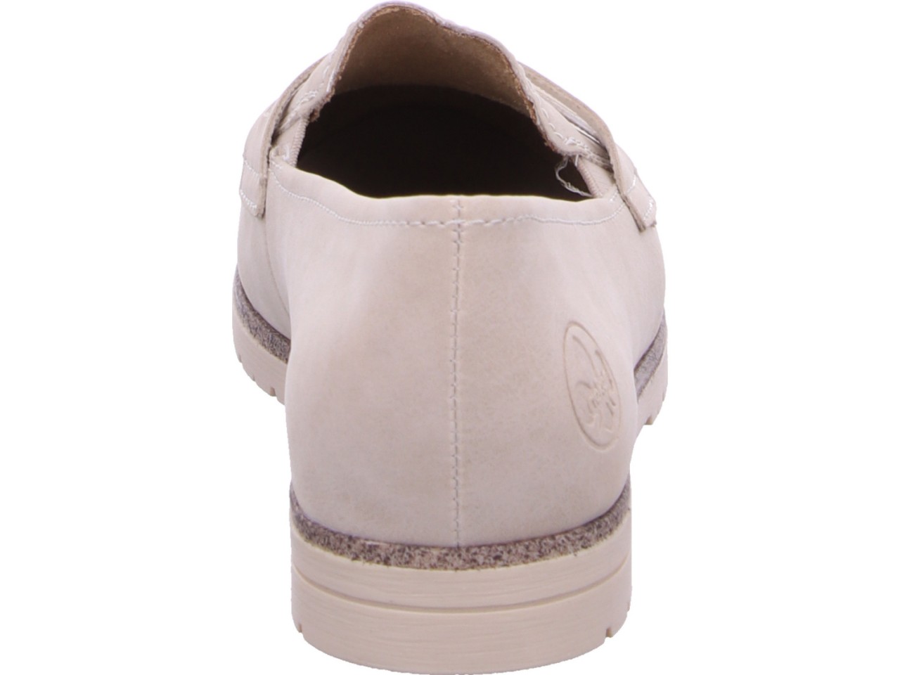 RIEKER Klassische Slipper beige
